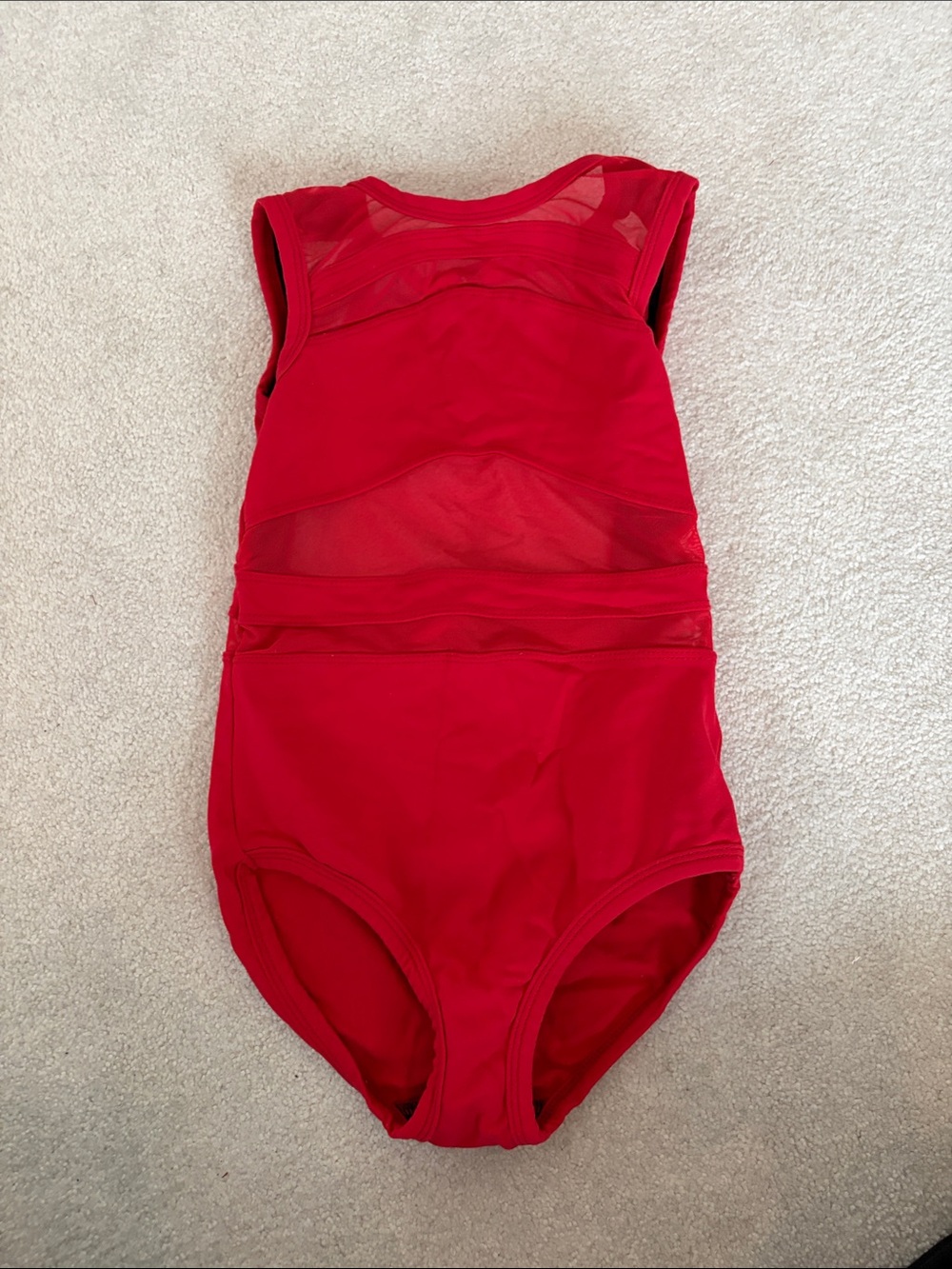 Five Dancewear Red Leotard - size YL